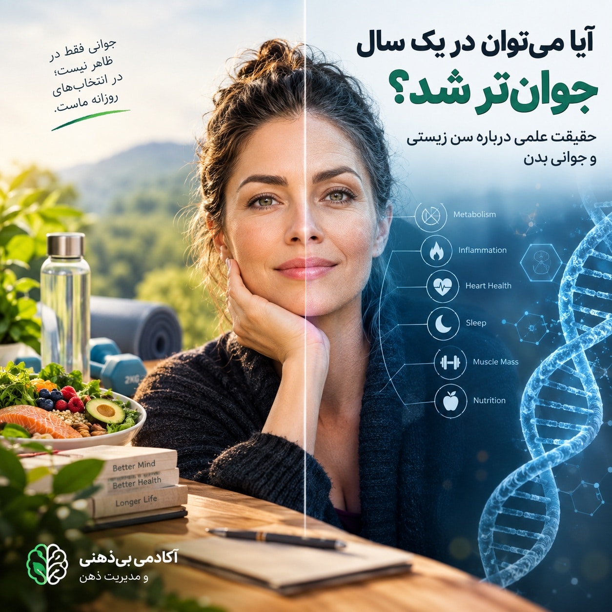 با تغییر سبک ندگی میتوان جوان شد